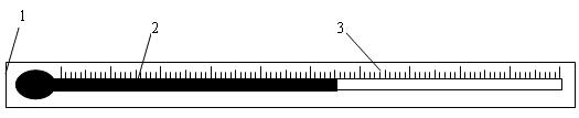 Chopstick with thermometer