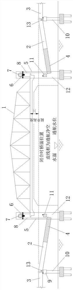 Novel energy-saving self-balancing vertical lifting type movable bridge
