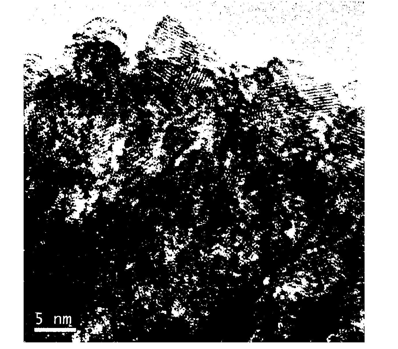 Preparing method of nano band potassium titanate (K2Ti6O13)