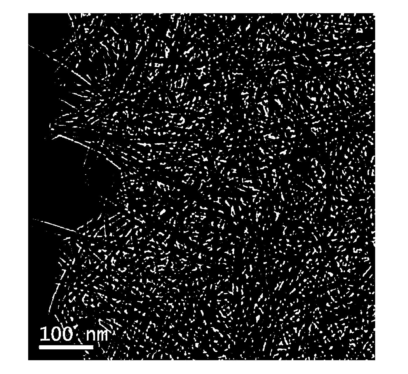 Preparing method of nano band potassium titanate (K2Ti6O13)