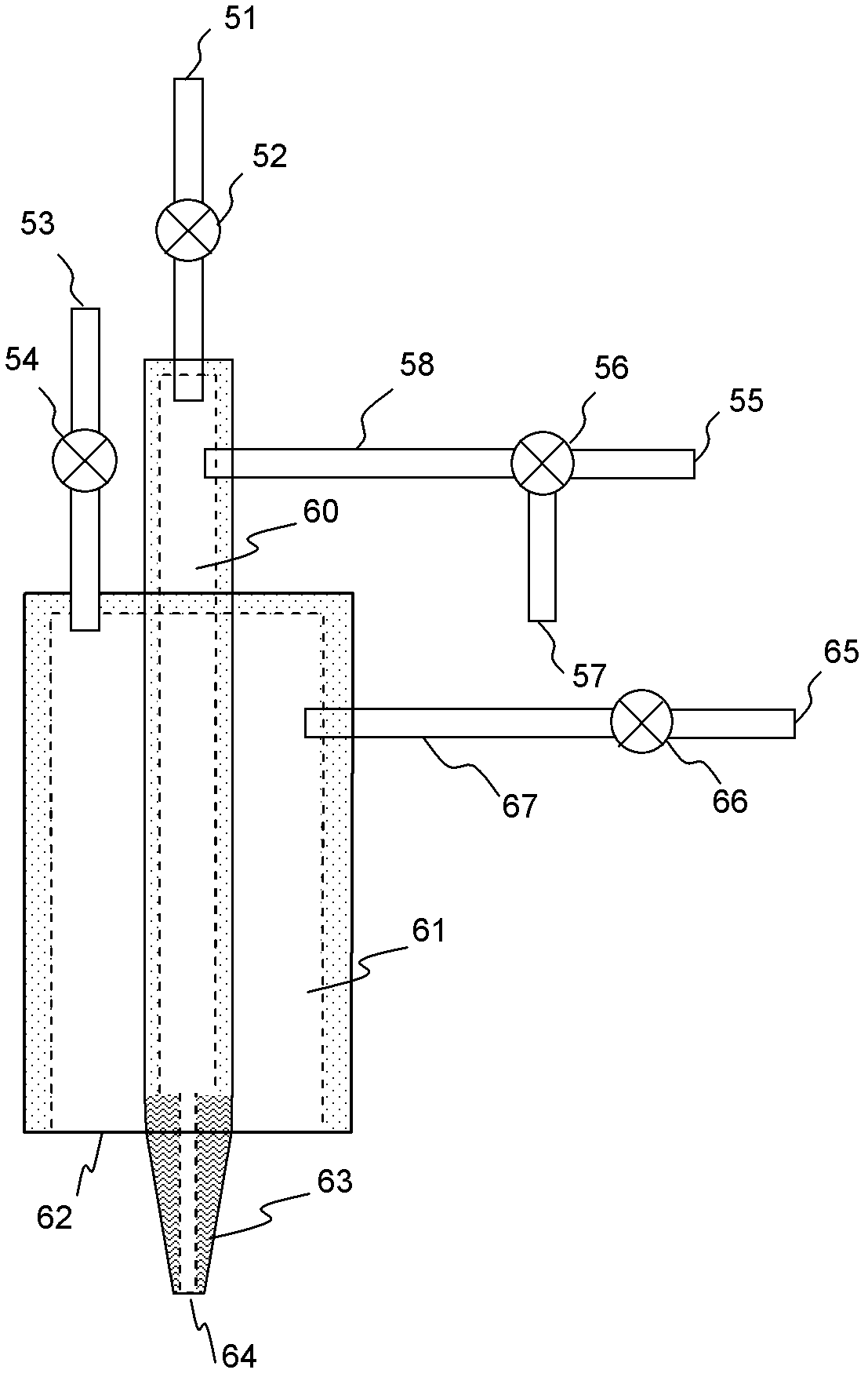 Flow measurement system for detecting tumor cells and analysis and monitoring method