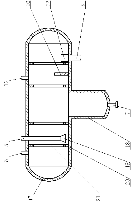 System for producing light benzene by performing negative pressure debenzolization on rich oil
