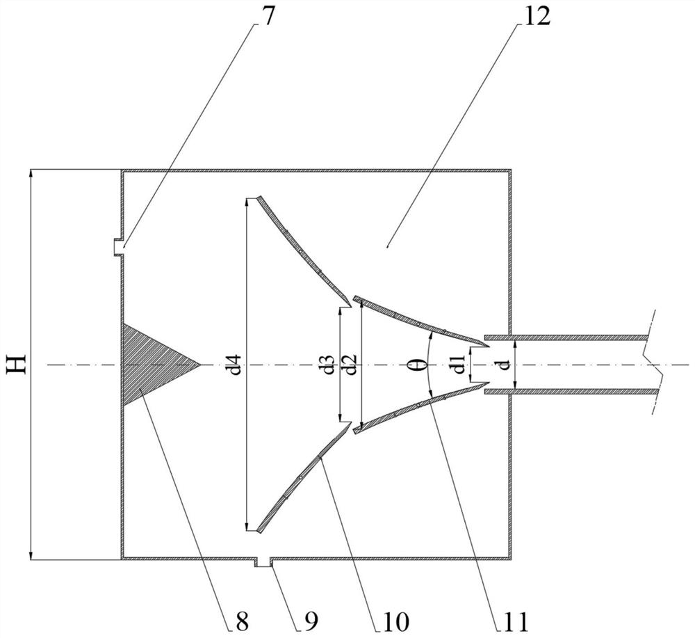 Wind tunnel device for prolonging operation time of hypersonic-speed temporary-flushing wind tunnel