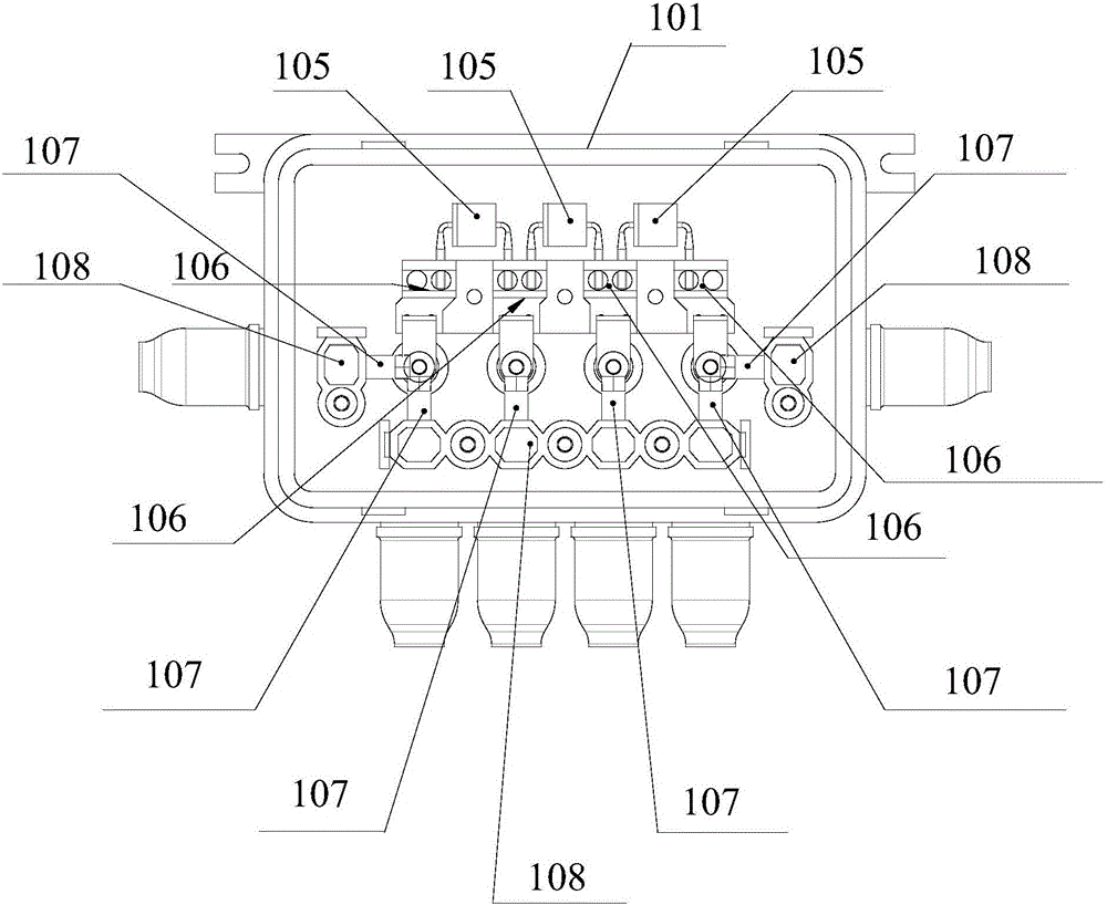 Photovoltaic connection box and photovoltaic assembly connection system