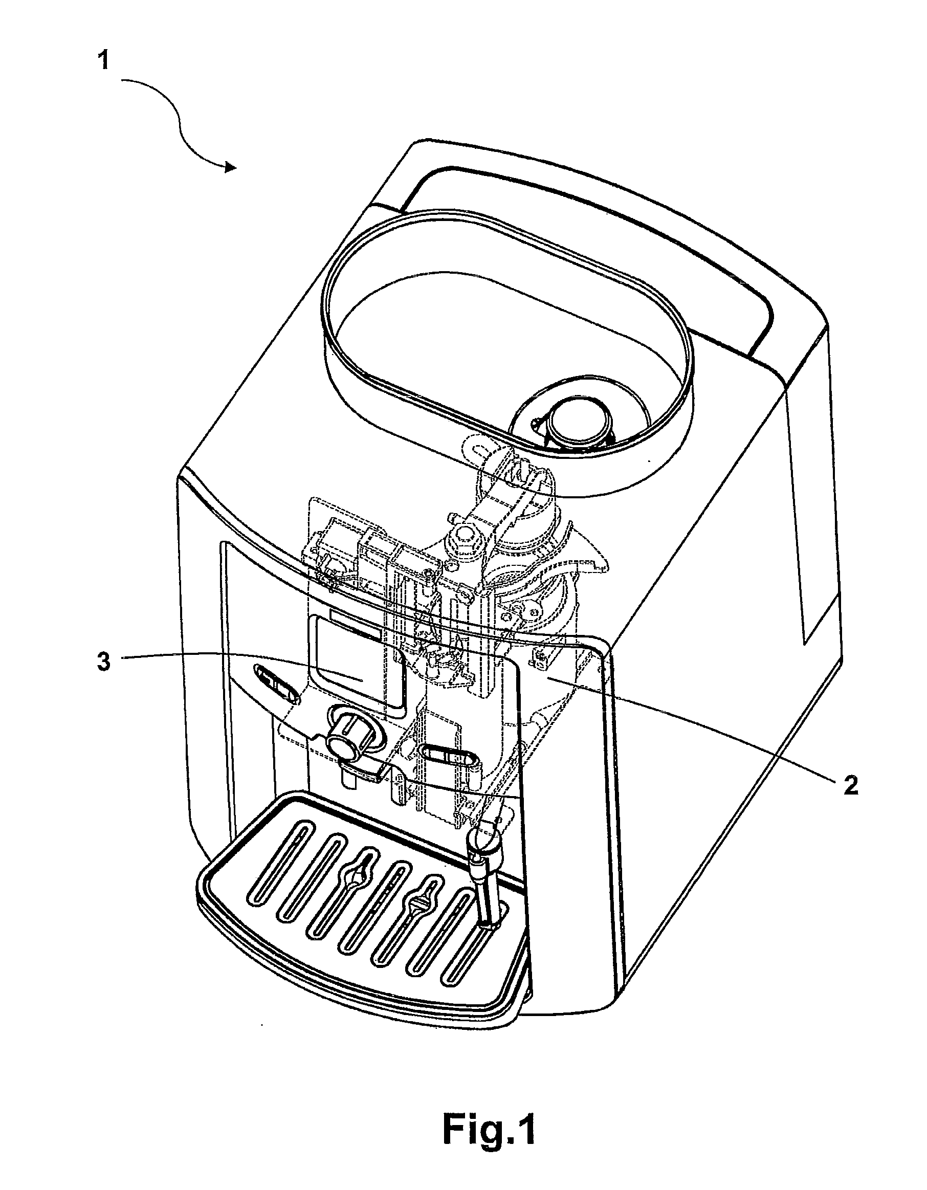 Brewing Device With Ground Coffee Quantity Control and Coffee Machine Comprising Such a Device