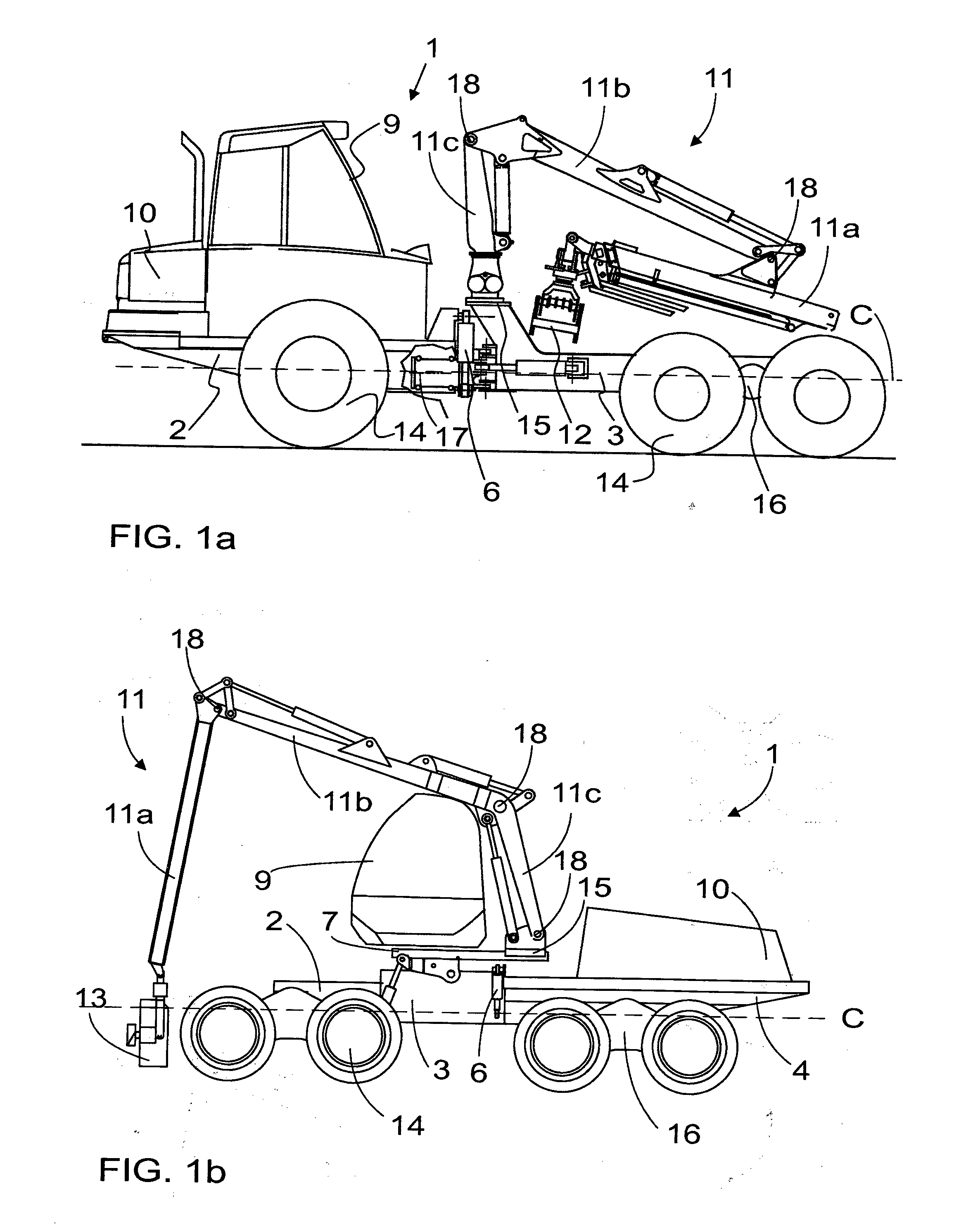 Detector arrangement in connection with a mobile work machine