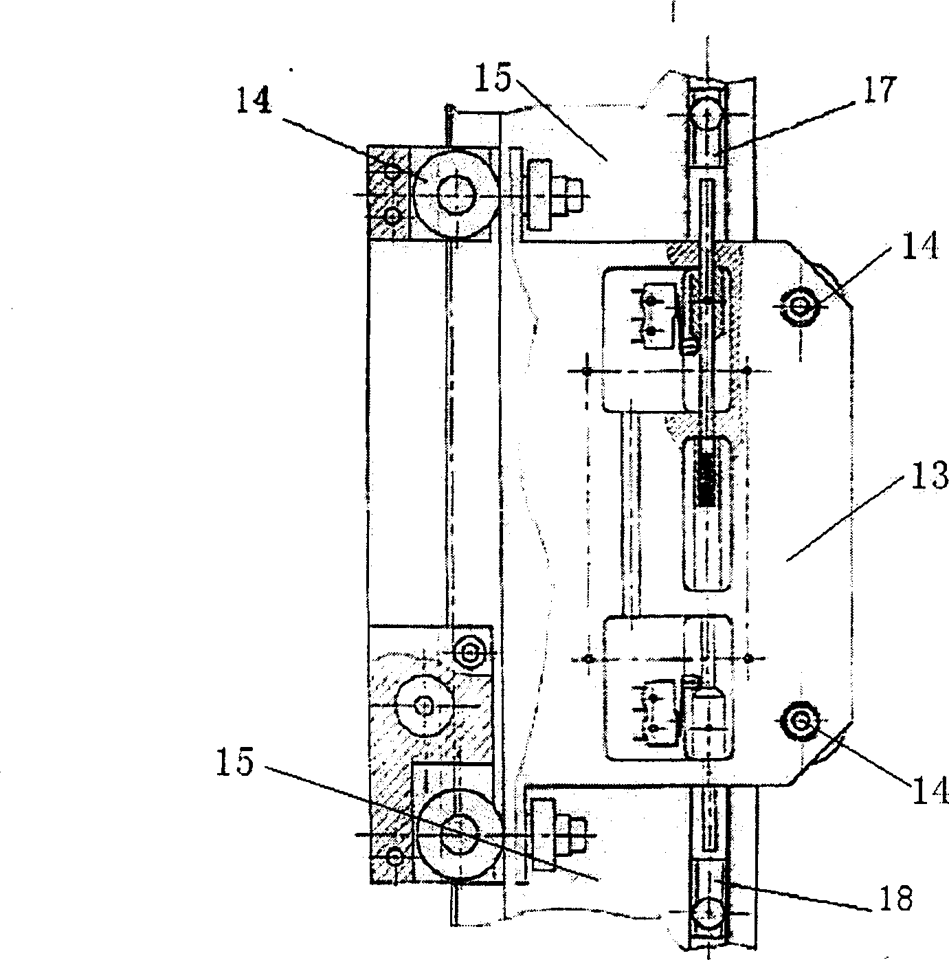 Composite sensor for synchronous real-time measuring three parameters and measuring apparatus