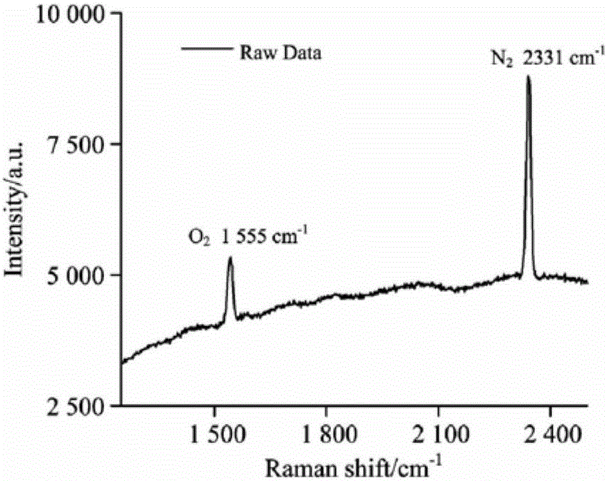 Raman spectrum liquid detection method based on laser frequency doubling and dual hollow-core fibers