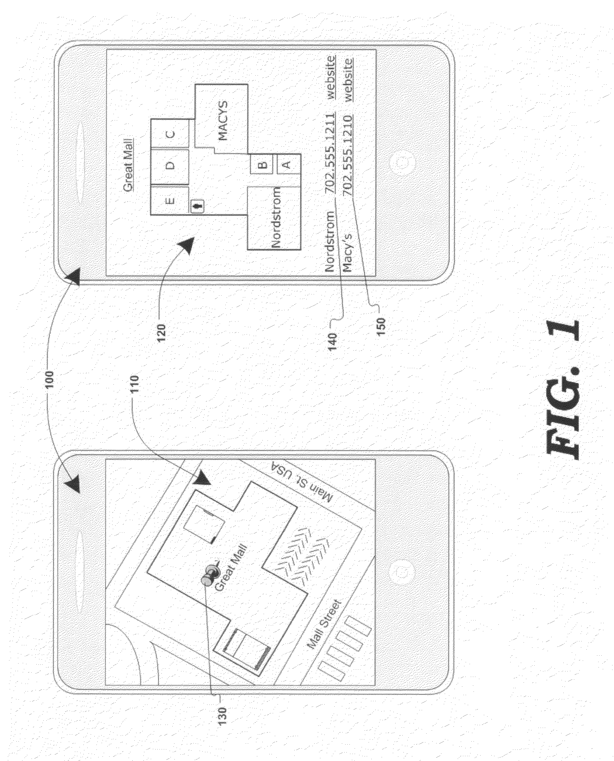 Displaying content associated with electronic mapping systems