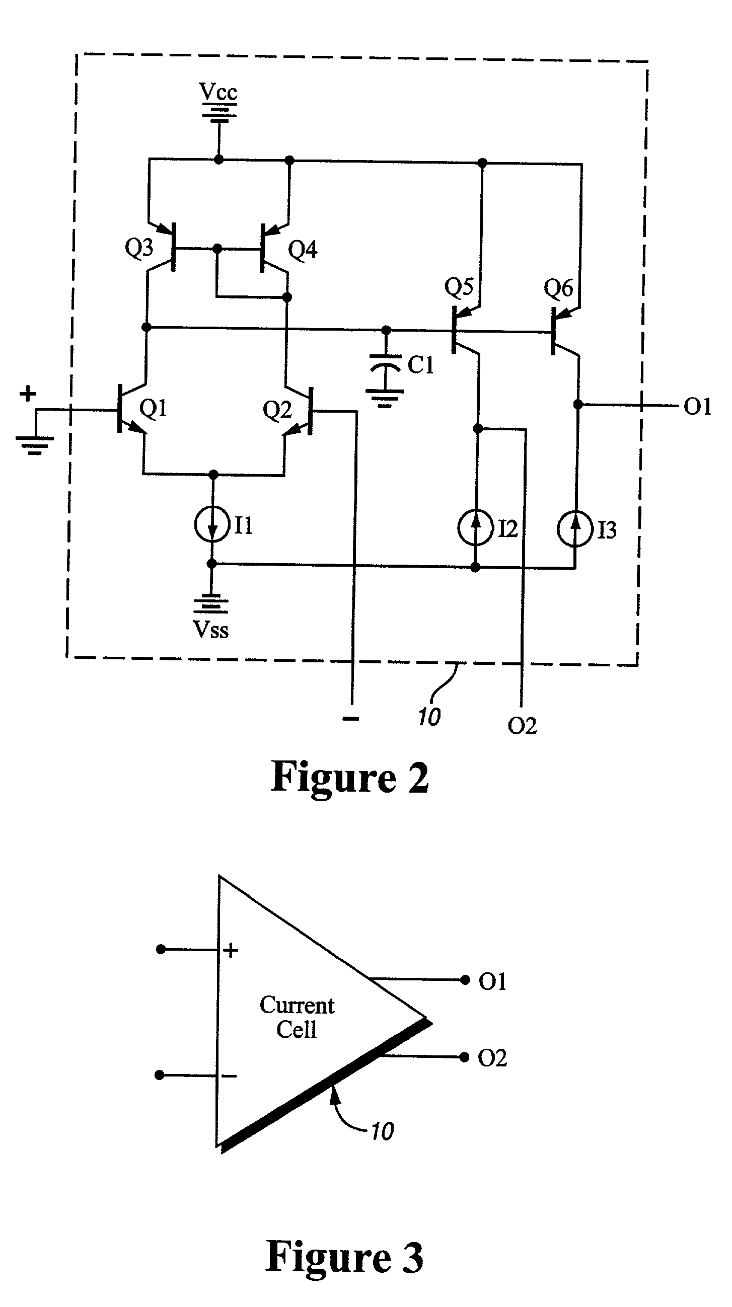 Current amplifier structure