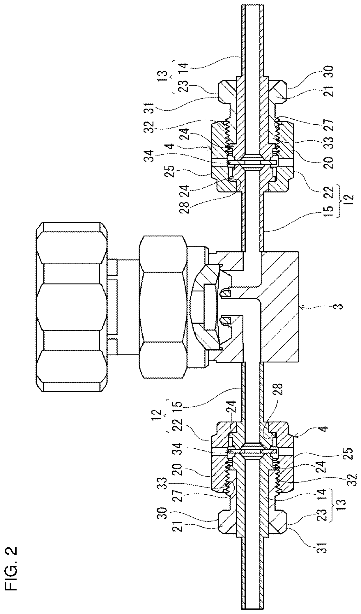 Lock device for pipe coupling and valve coupling part