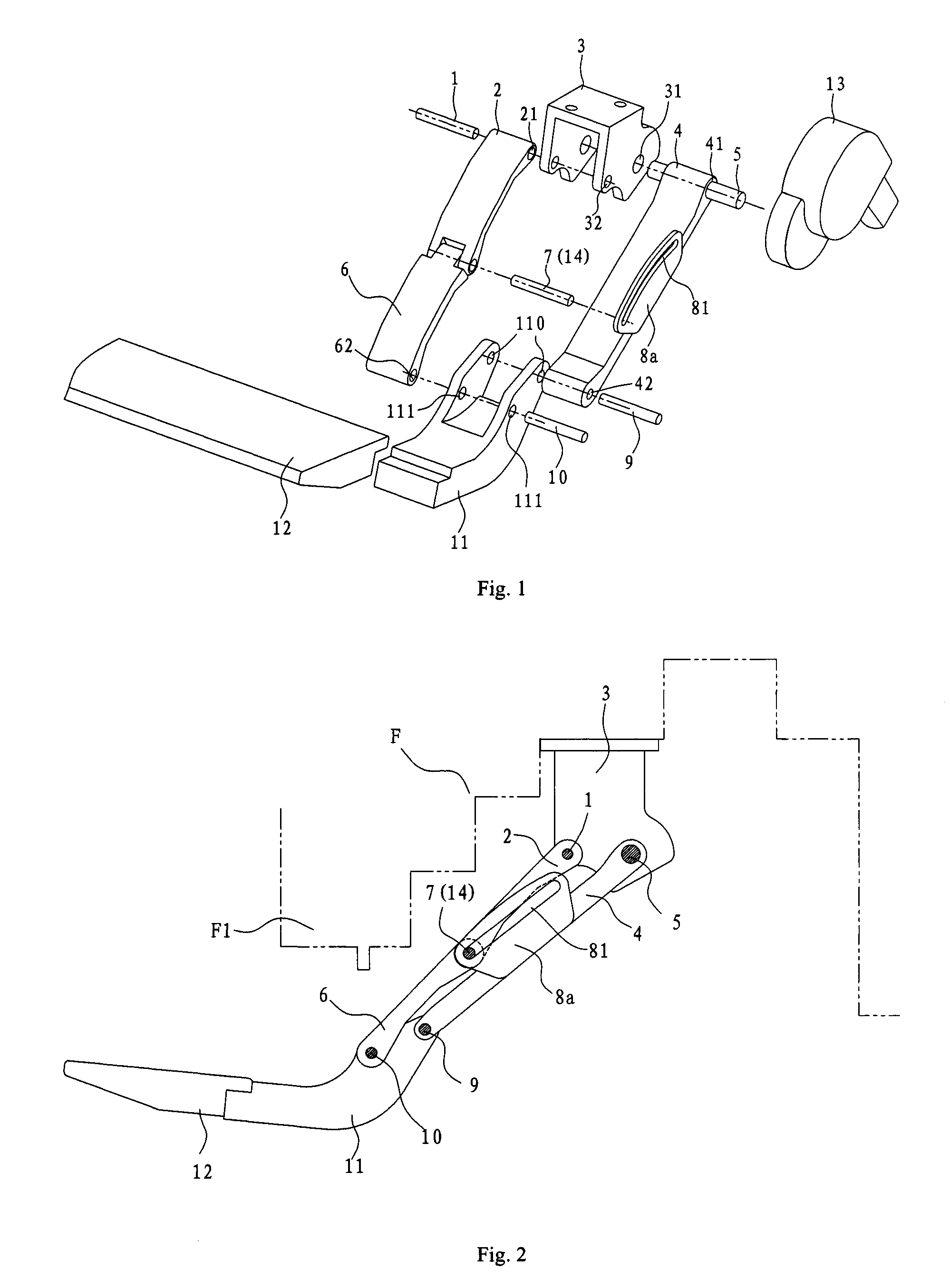 Extending and retracting device and vehicle step apparatus having the same