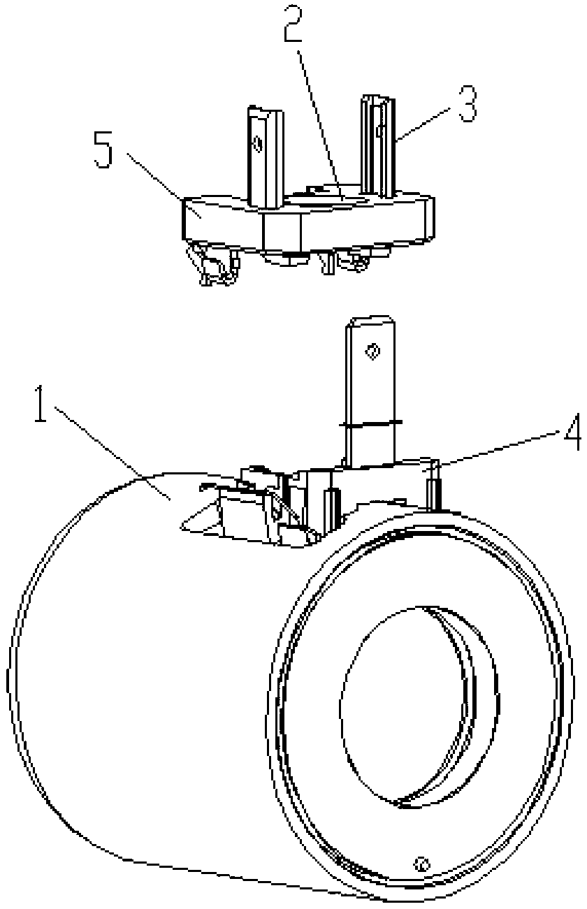 Printed circuit board (PCB) assembling structure of alternating-current-direct-current electromagnet