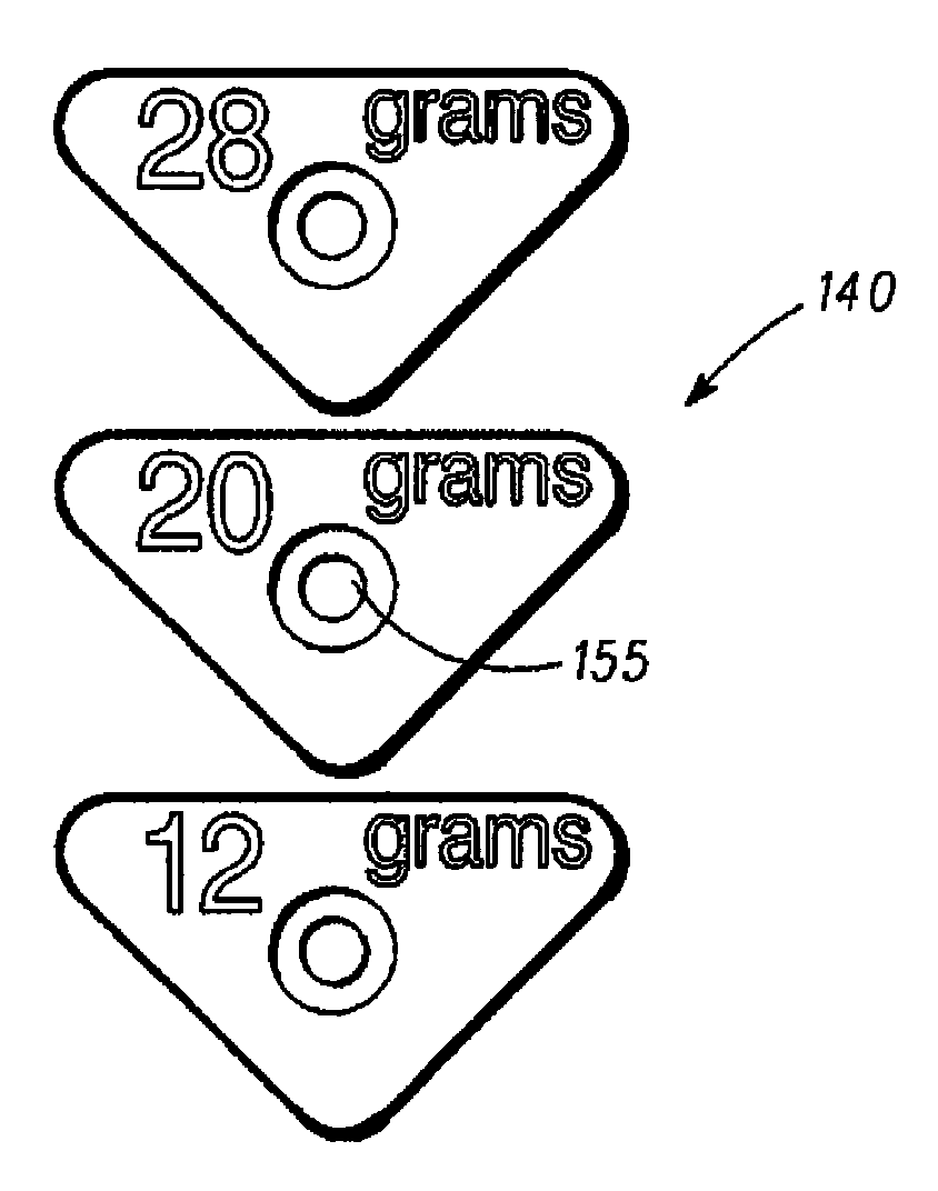 Golf putter heads and removable putter weights