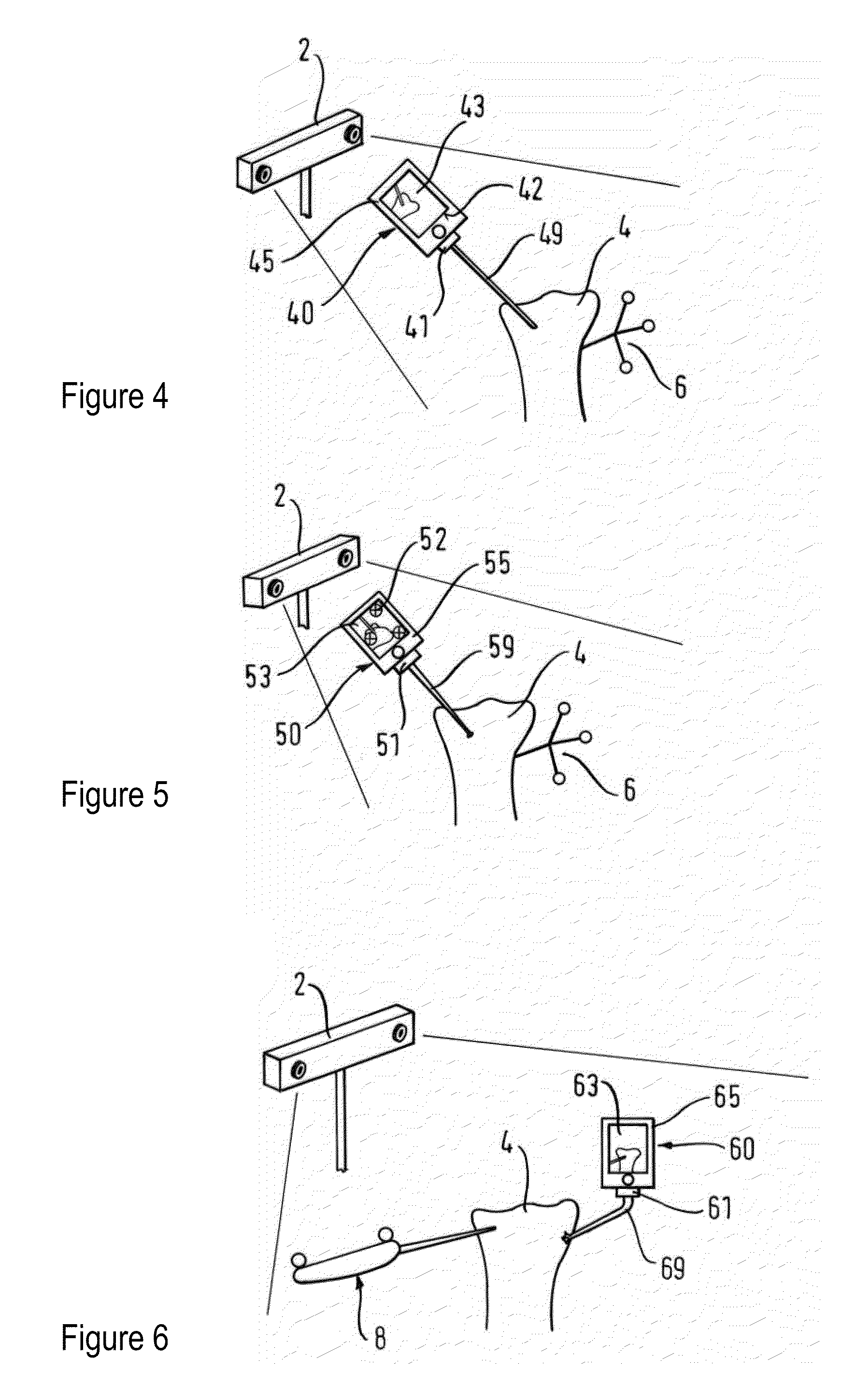 Integration of surgical instrument and display device for assisting in image-guided surgery