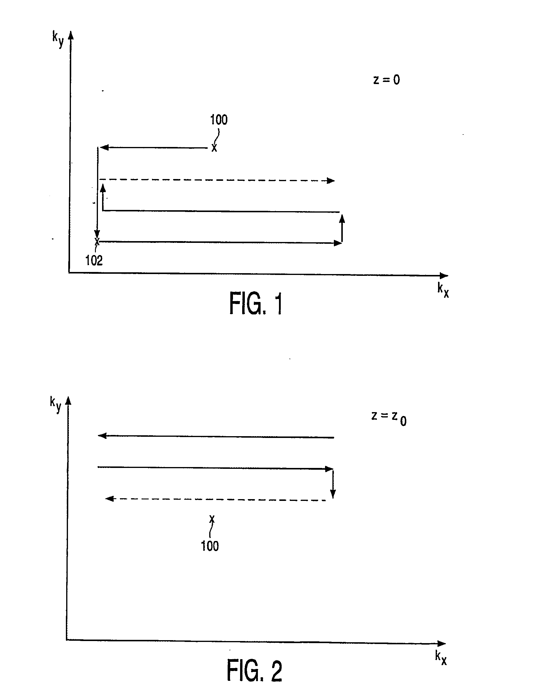 Method for k-space data acquisition and mri device