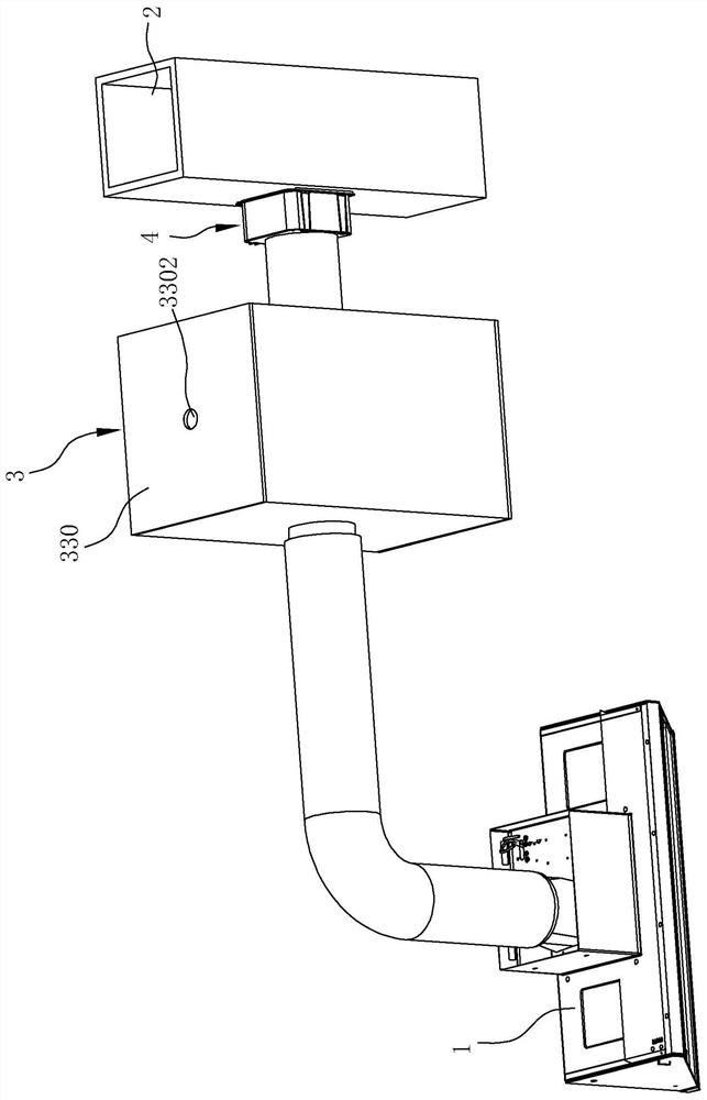 Oil fume buffer mechanism for range hood