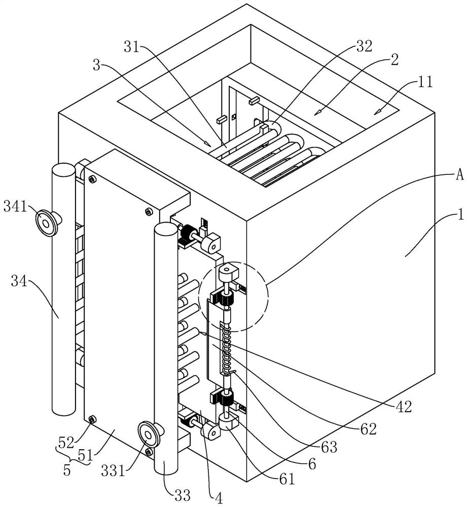 A flue gas waste heat recovery device