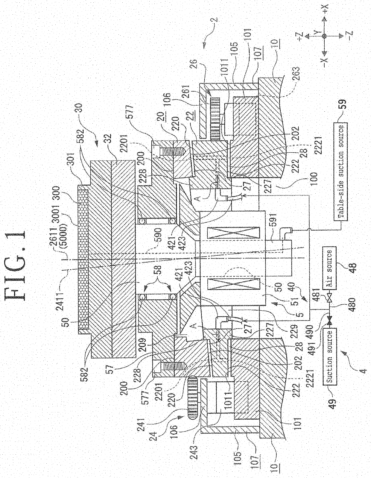 Inclination adjusting mechanism