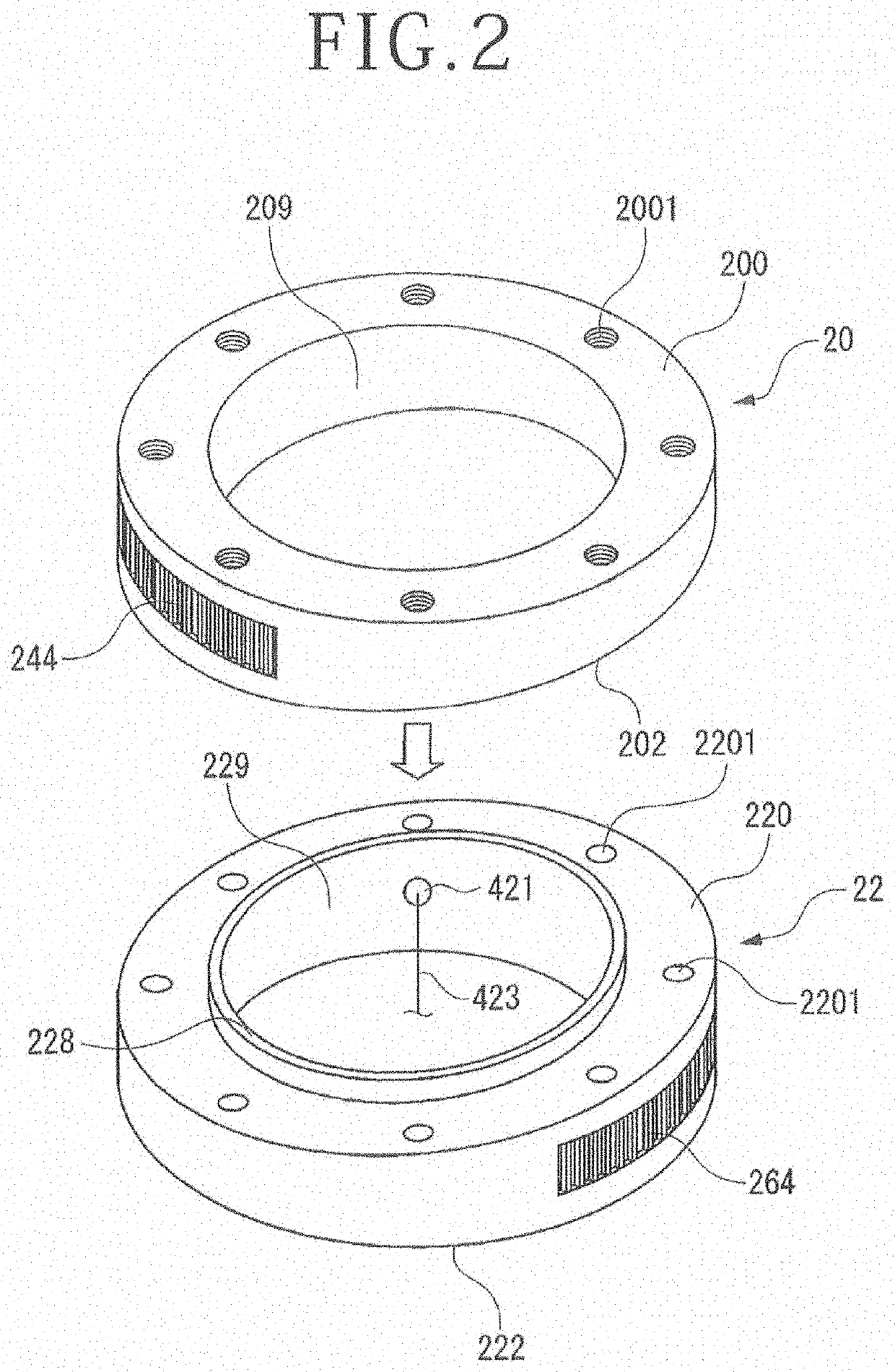 Inclination adjusting mechanism