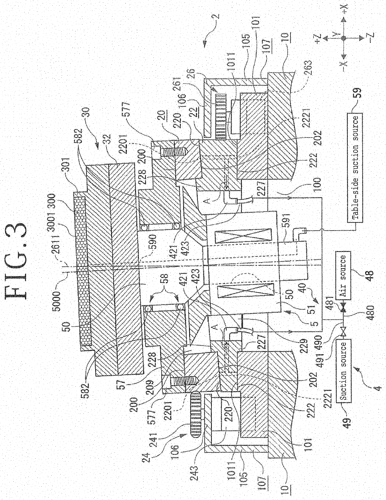 Inclination adjusting mechanism