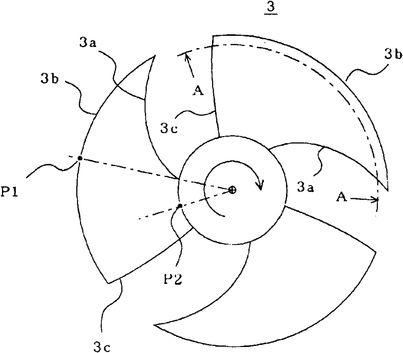 Blower and heat pump utilizing said blower