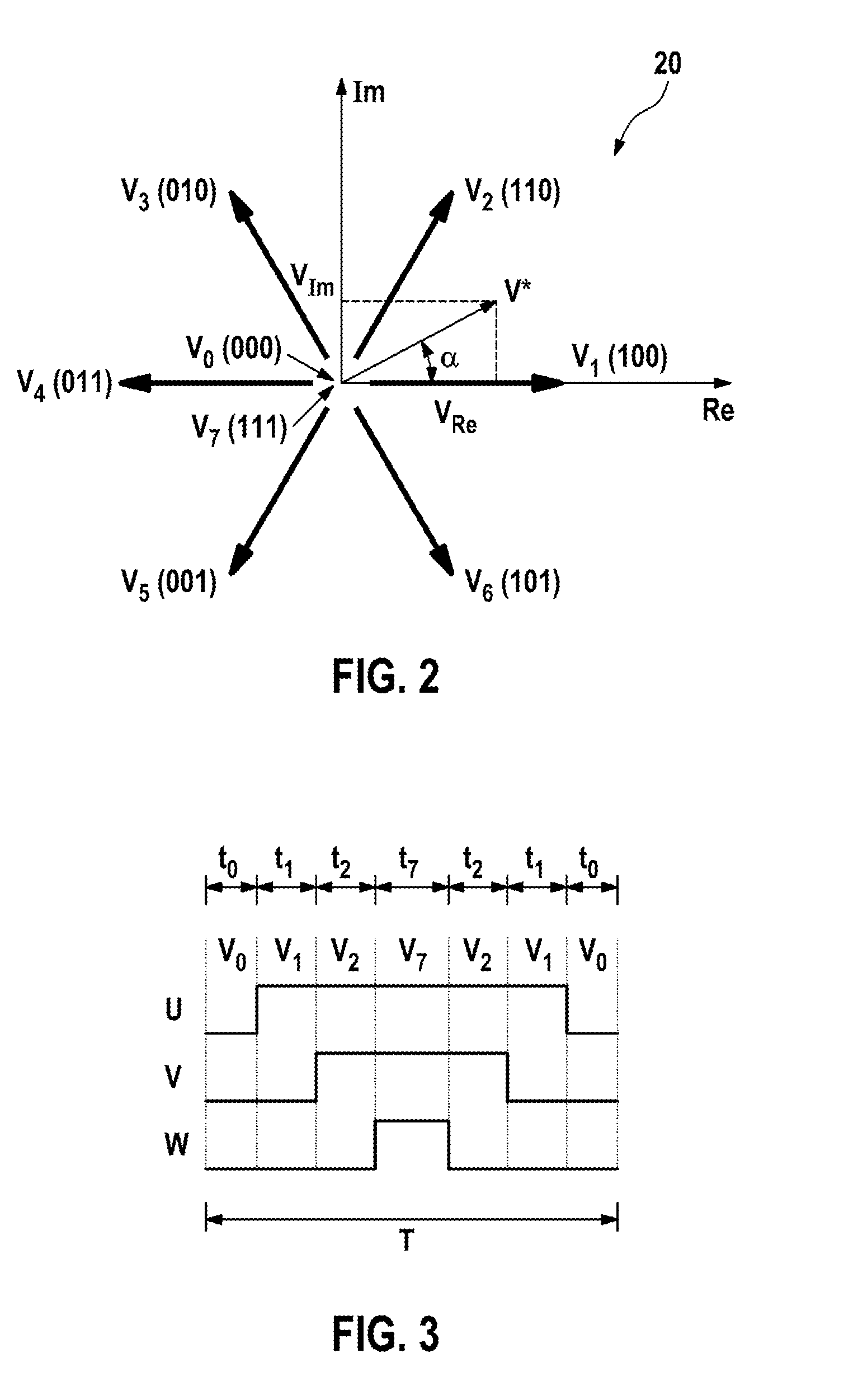 Method and device for controlling an inverter