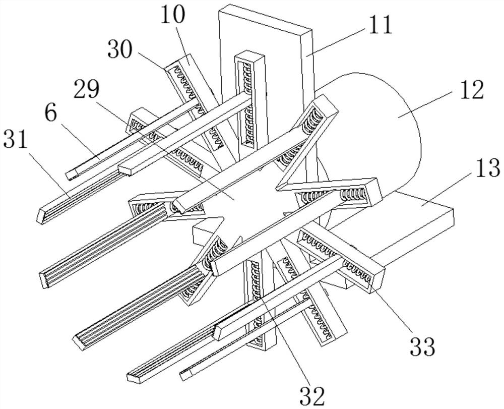 A burr processing equipment for processing plastic barrels