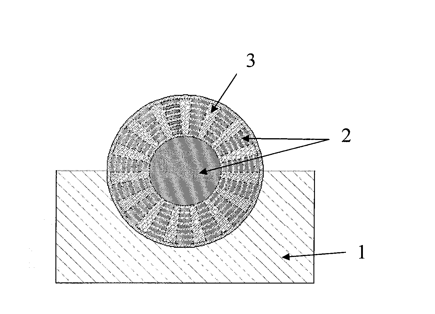 Sintering method of ceramic concentric sphere