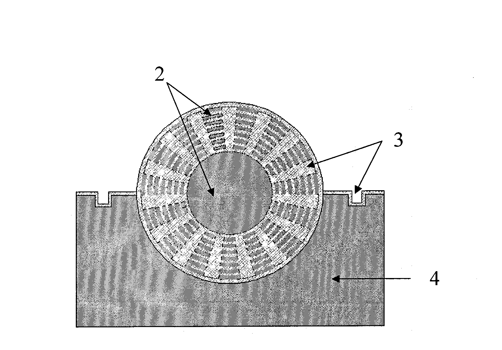 Sintering method of ceramic concentric sphere