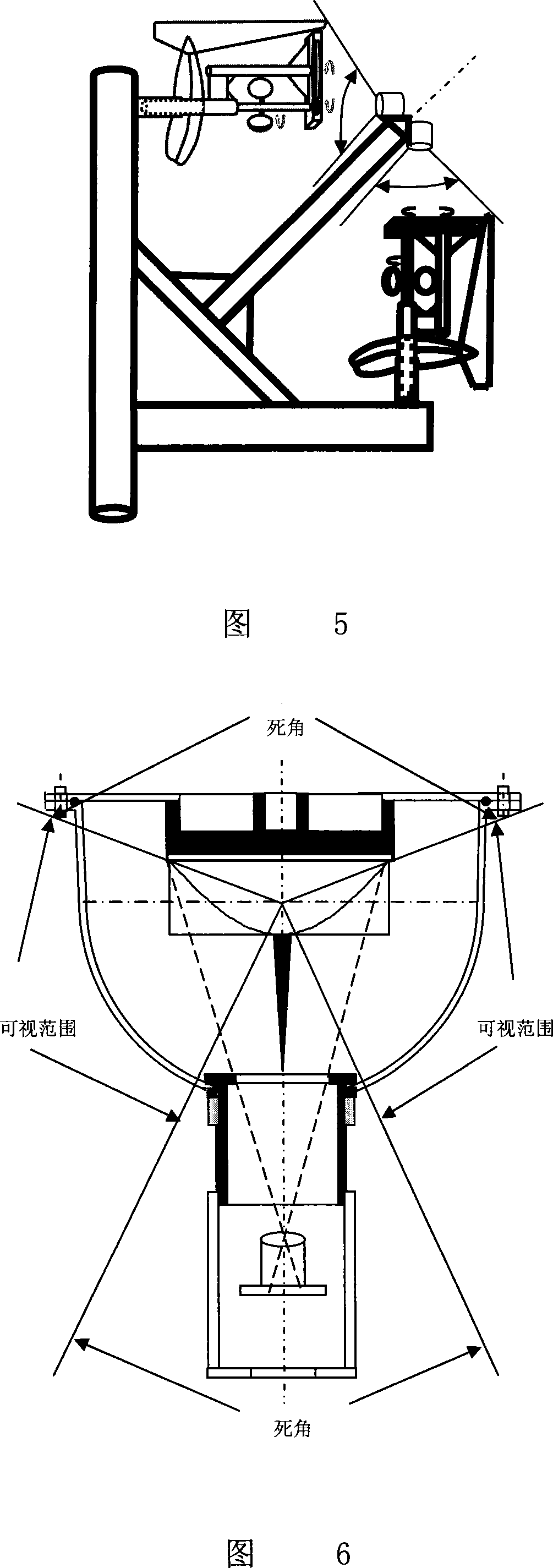 Tri-dimensional wind speed wind direction measuring apparatus based on omnidirectional vision
