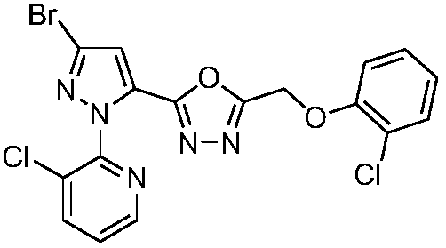 A kind of 2,5-disubstituted-1,3,4-oxadiazole derivative and its application