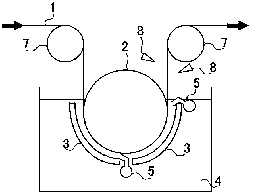 Method for producing electroplated steel sheet and production device therefor