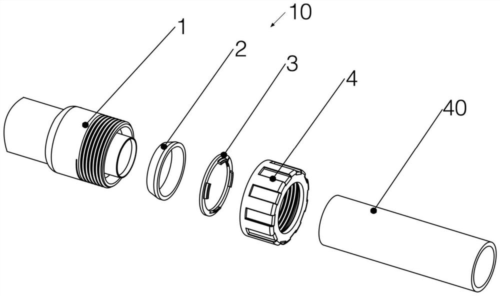 Hose connecting assembly and hose butt joint device