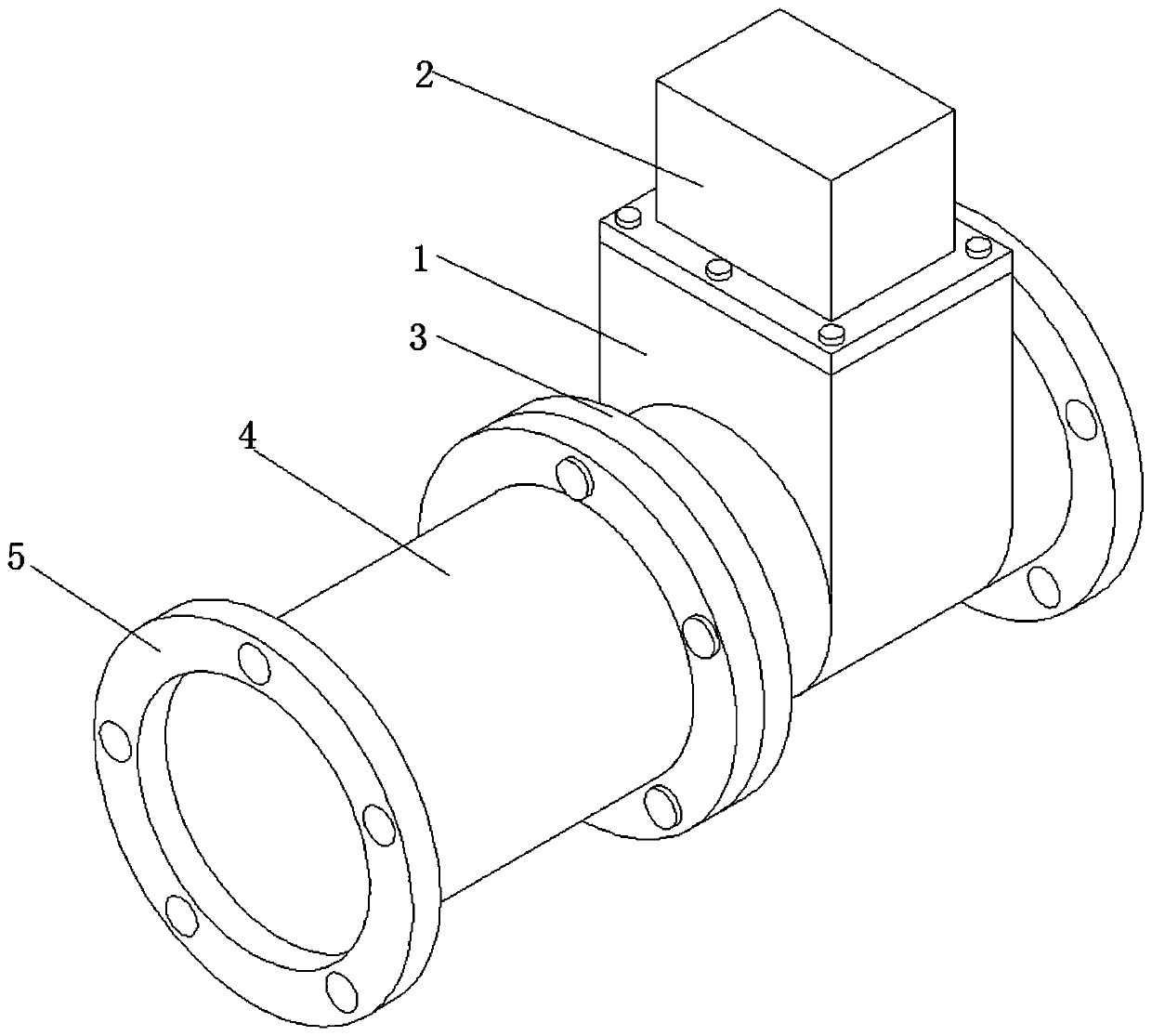 Intelligent large-caliber water meter