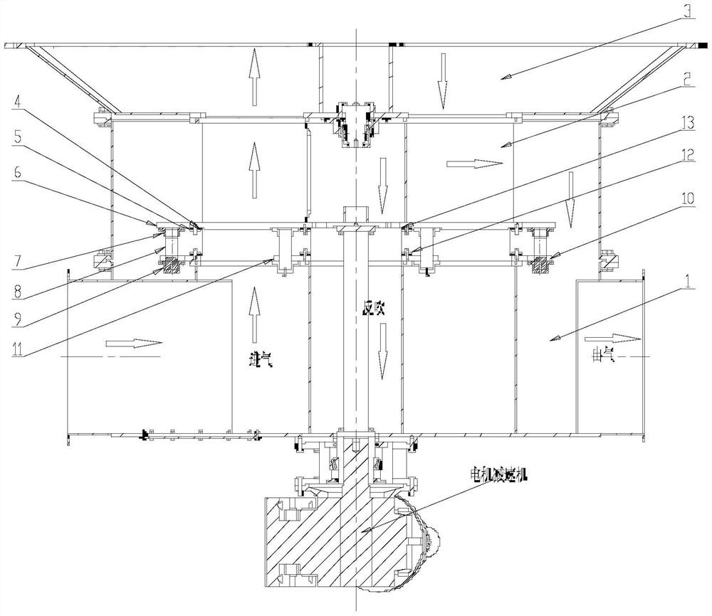 A rotary rto rotary valve and regenerative organic waste gas incinerator