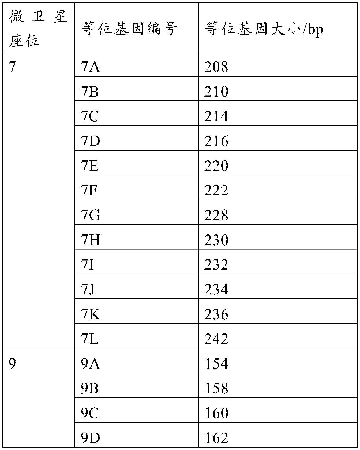 Specific microsatellite primer composition used for identifying experimental miniature pig variety and method for identifying experimental miniature pig variety