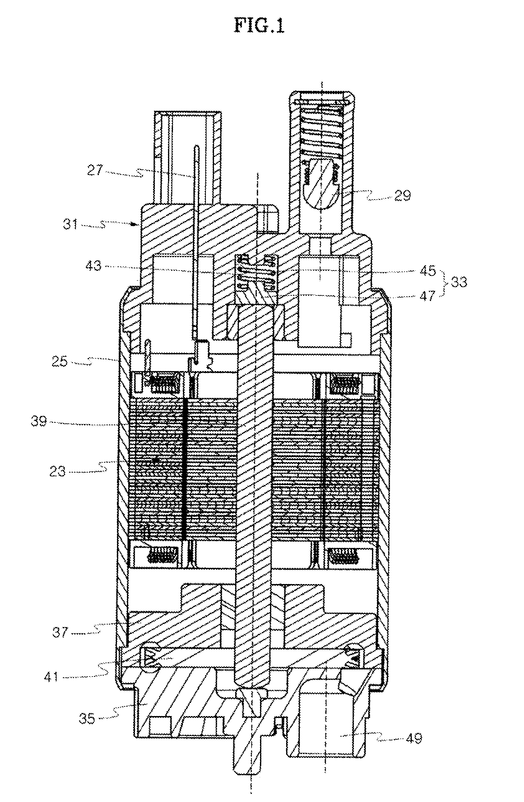 Brushless motor for fluid pump and fluid pump using the motor