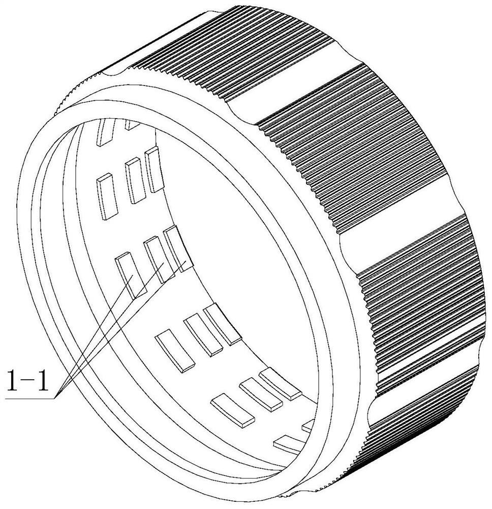 Non-visual in-place identification threaded connector