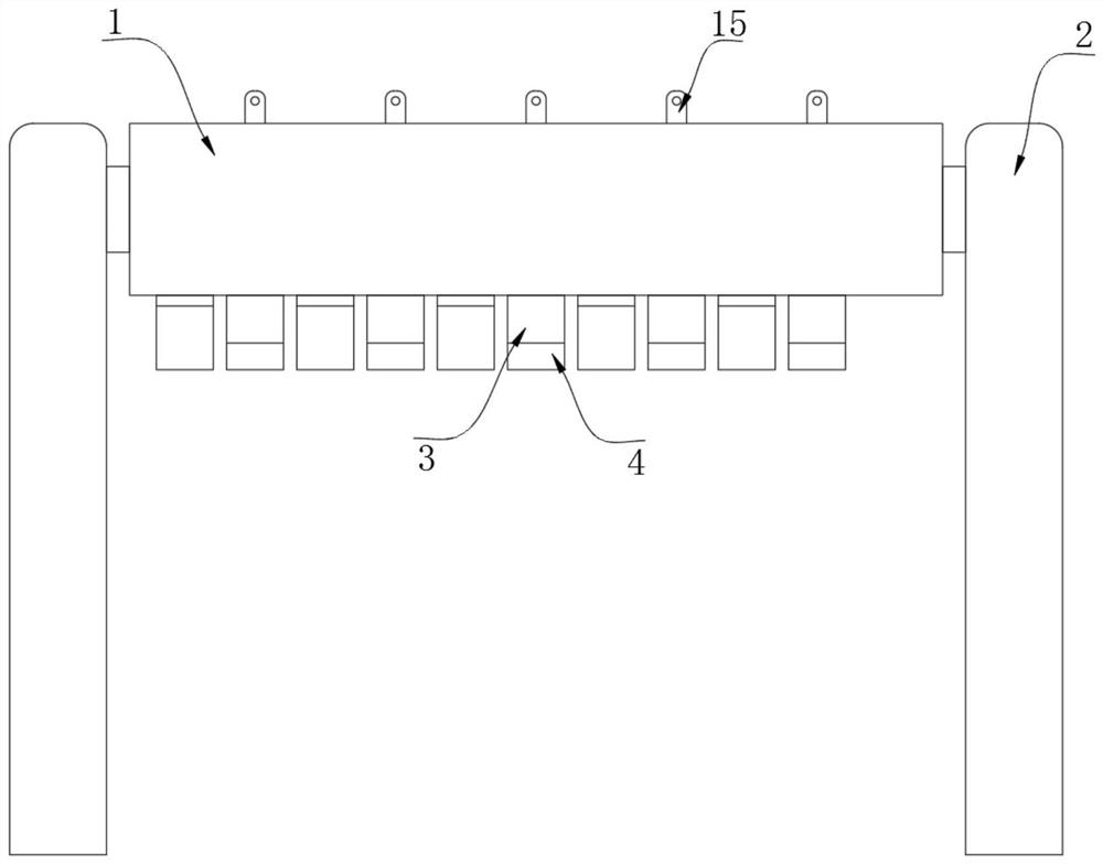 Cooling method of automatic cooling system of photovoltaic cell panel