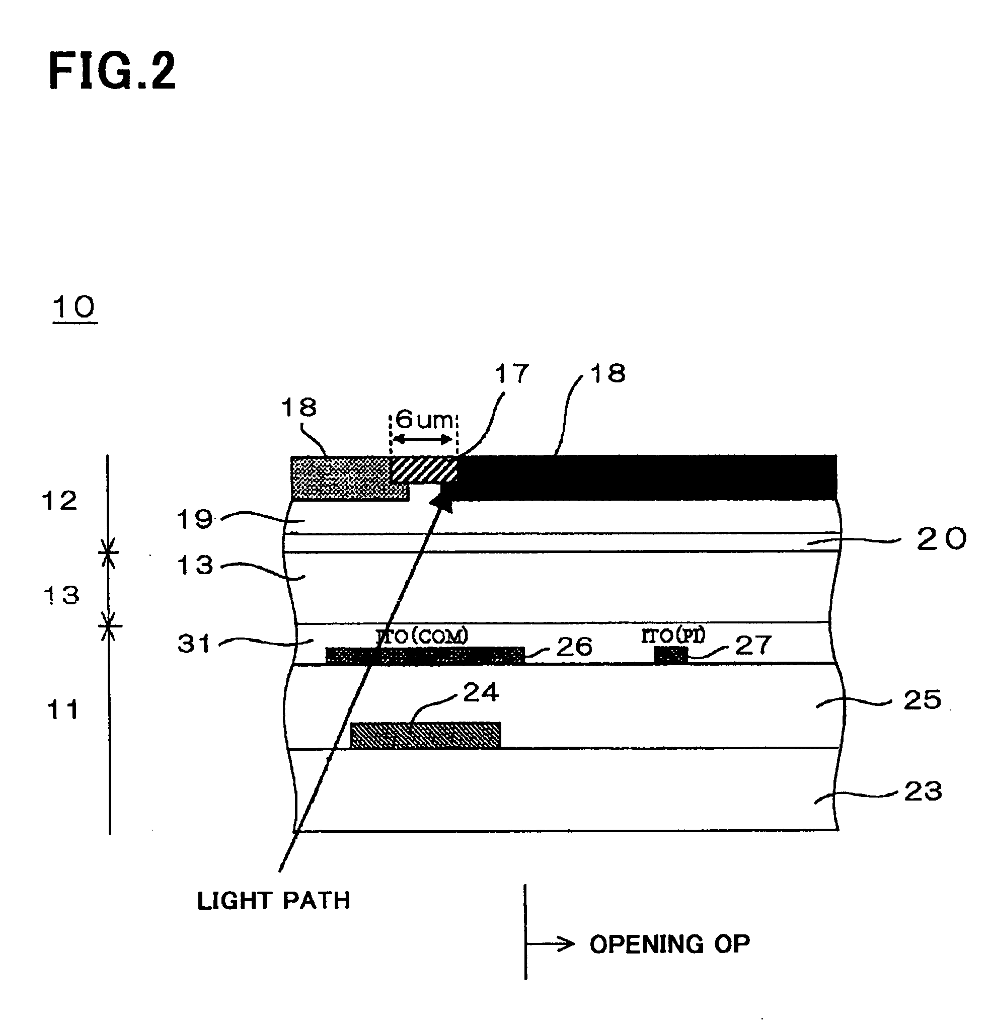 In-plane switching mode active matrix type liquid crystal display device and method of fabricating the same