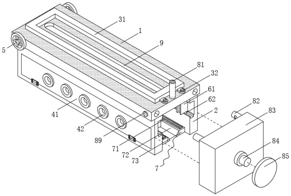 Laminated beam stirrup anti-inclination device with lightweight design