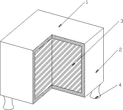Cast-in-situ concrete filling component