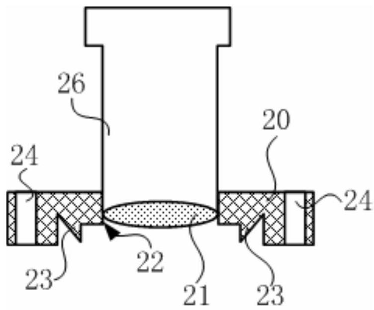 Objective lens light window flange and vacuum cavity using the flange