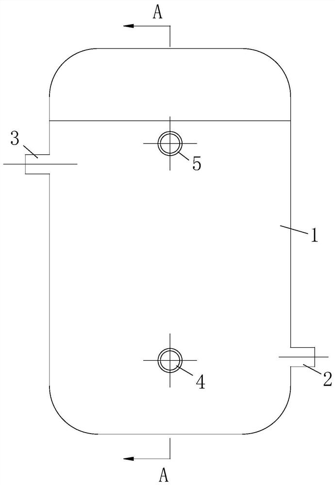 A liquid chlorine vaporizer