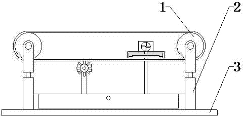 Belt conveyor coal conveying device