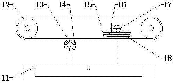 Belt conveyor coal conveying device