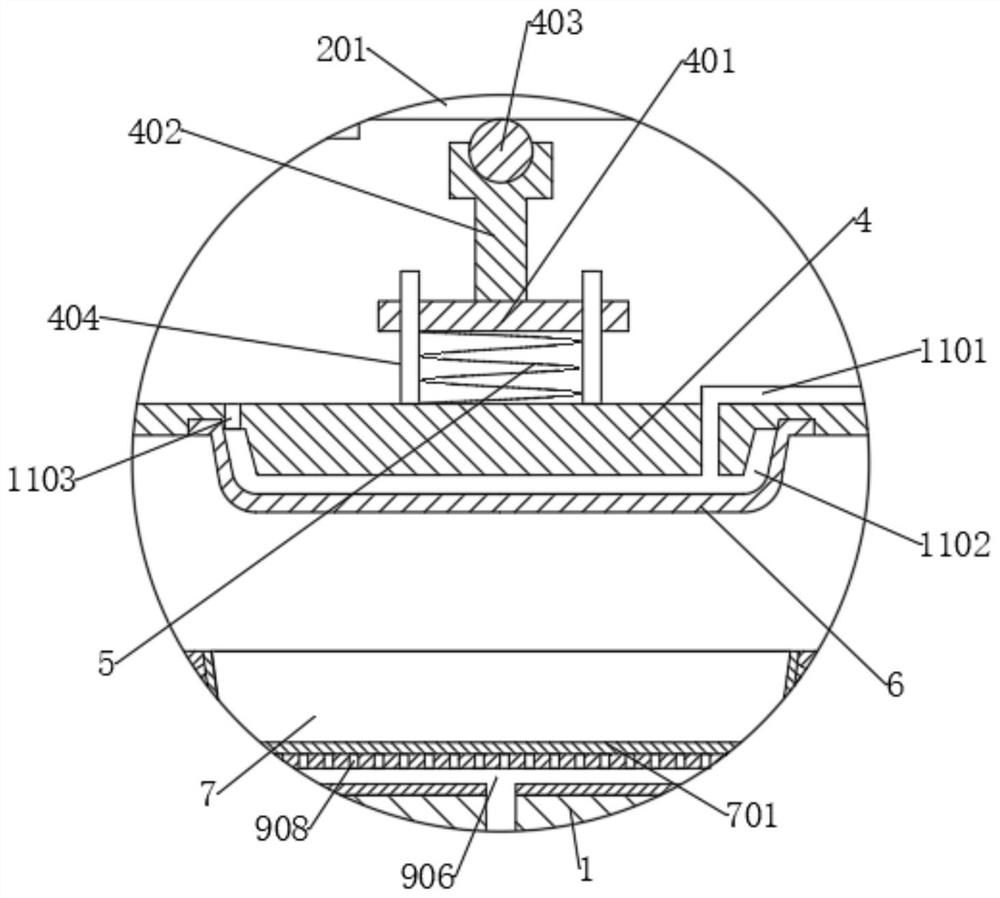 Machining die for pressure sensor