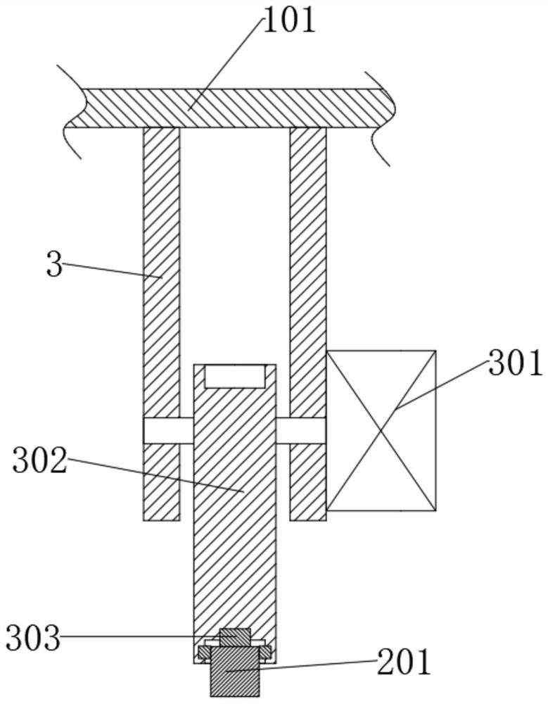 Machining die for pressure sensor