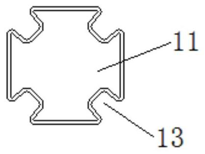 Fabricated type floor framework installation structure